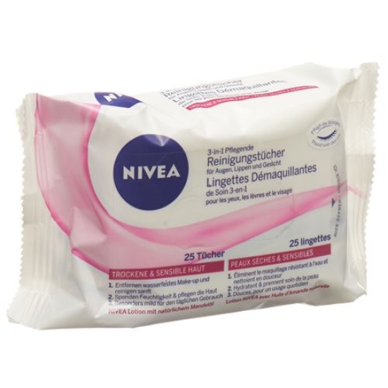 Nivea Pflegende Reinigungstücher 25 Stück buy online