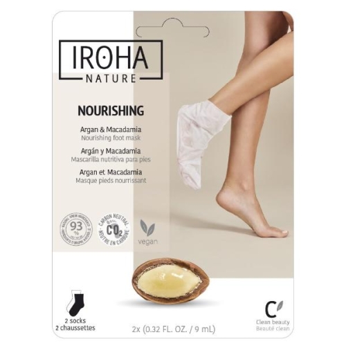 Iroha Hands&feet Foot Mask Socks Nour 2x 9 Stück buy online