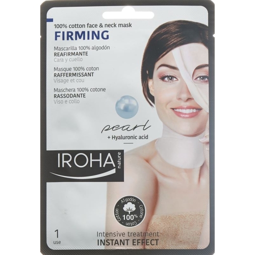 Iroha Cotton Face&neck Mask Firm 30ml buy online