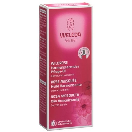 Weleda Wildrose Harmonisierendes Pflege-Öl Glasflasche 100ml buy online