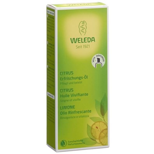 Weleda Citrus Erfrischungs-Öl Glasflasche 100ml buy online