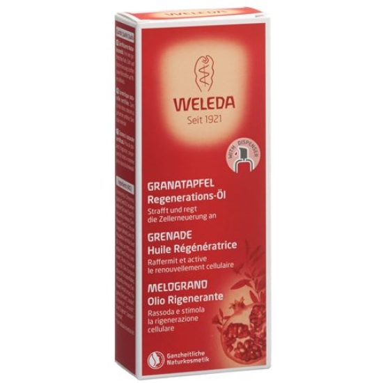 Weleda Granatapfel Regenerations-Öl Glasflasche 100ml buy online