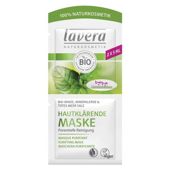 Lavera Hautkl Maske Minze Bye Bye Unrein 2x 5ml buy online