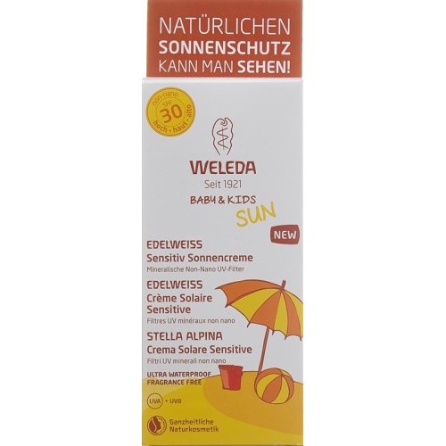 Weleda Edelweiss Sensitiv Sonnencreme LSF 30 150ml buy online