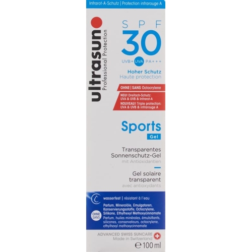Ultrasun Sport Gel SPF 30 bottle 100ml buy online