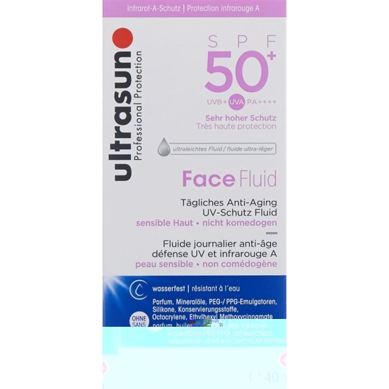 Ultrasun sun protection fluid face SPF 50+ 40ml buy online