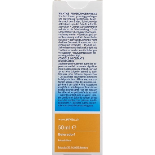 Nivea Sun UV Face Shine Control LSF 30 50ml buy online