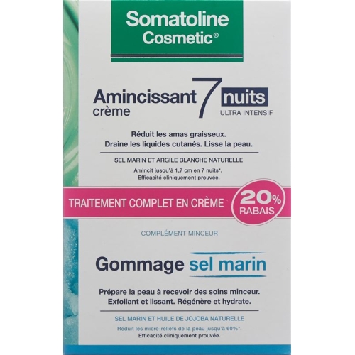 Somatoline 7naechte Creme 250ml +meersalz-peel 350 buy online