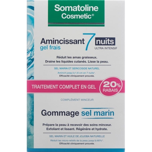 Somatoline 7naechte Gel 250ml +meersalz-peel 350g buy online