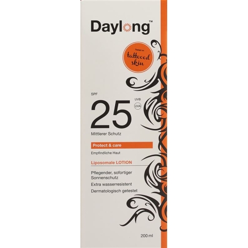 Daylong Tattoo Lotion Black Tattoo SPF 25 tube 200ml buy online