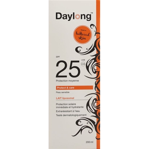 Daylong Tattoo Lotion Black Tattoo SPF 25 tube 200ml buy online