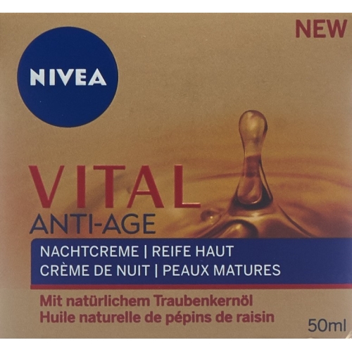 Nivea Vital Anti-Age Nachtcreme Traubenkern 50ml buy online