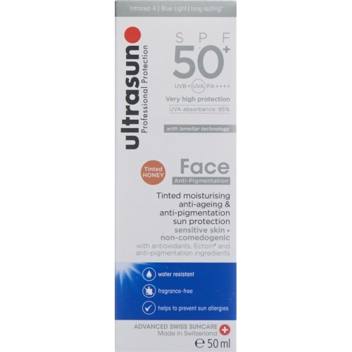 Ultrasun Face Anti-Pigmentation SPF 50+ Honey 50ml buy online