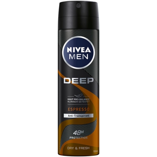 Nivea Male Deo Deep Aeros Espresso (n) Spray 150ml buy online