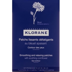 Klorane Pads eye region cornflower 7x 2 pieces