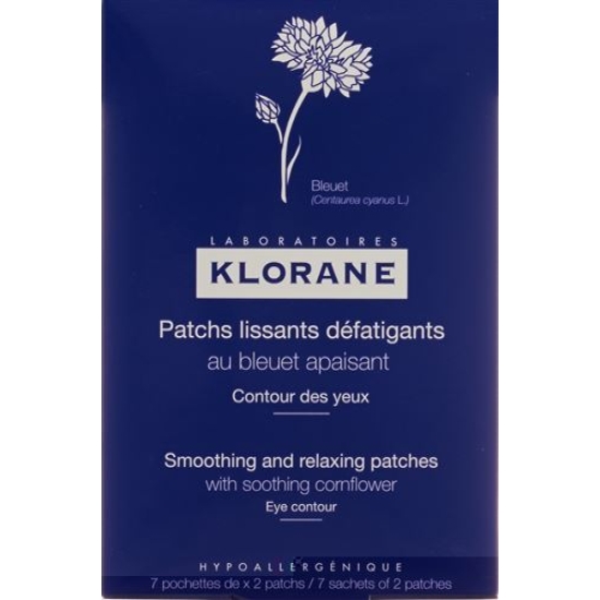 Klorane Pads eye region cornflower 7x 2 pieces buy online