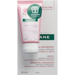 Klorane Pfingstrosen-Shampoo 200ml +pflege 50ml