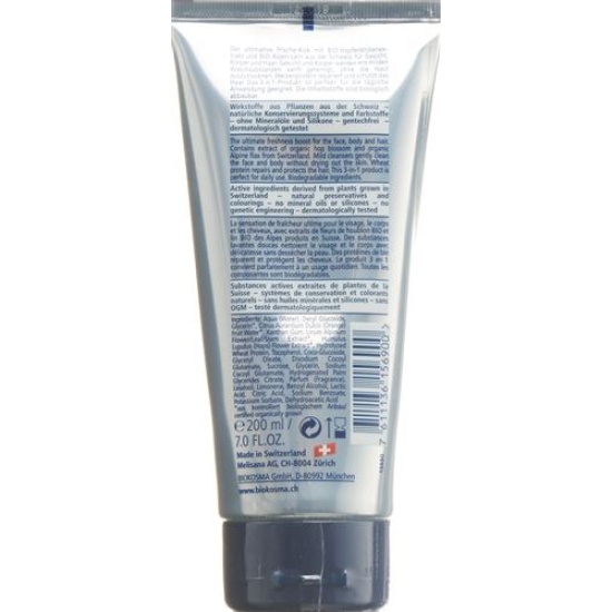 Biokosma Men 3in1 Shampoo & Showergel Tube 200m buy online