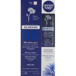 Klorane Bleuet Augencreme Roll-On 15ml + Lotion