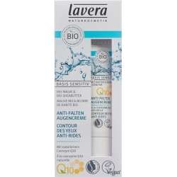 Lavera Anti-Falten Augencreme Q10 Basis Sens 15ml