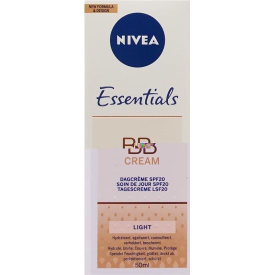 Nivea Face Essentials BB Cream Light LSF 20 50ml buy online