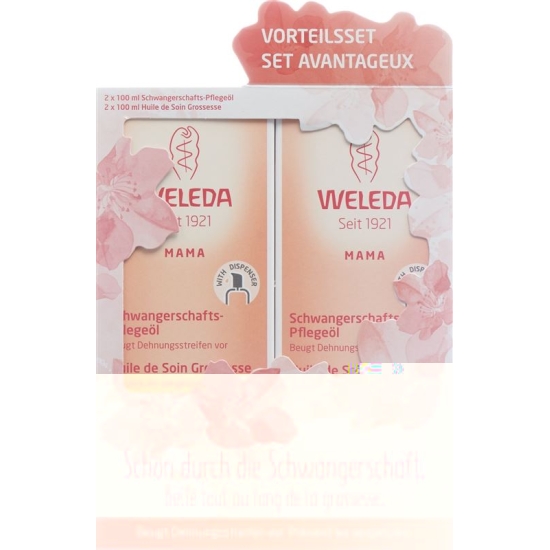 Weleda Schwangerschafts-pflegeöl Duo 2 Flasche 100ml buy online