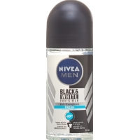 Nivea Male Invisible Black&White Fresh Roll-On Antitranspirant 50ml