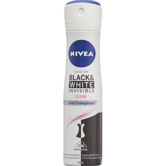 Nivea Female Black&White Invisible Antitranspirant 150ml buy online