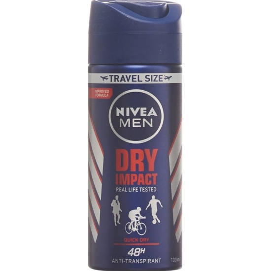 Nivea Male Deo Aeros Dry Impact Pocket Size 100ml buy online