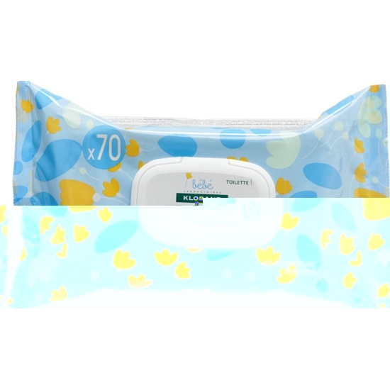 Klorane Bebe degradable cleaning cloths 70 pieces buy online
