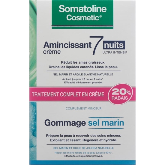 Somatoline 7naechte Creme 250ml +meersalz-peel 350 buy online