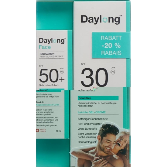 Daylong Sensitive Gel Cream 200ml + Sensitive Face Bottle 50ml buy online