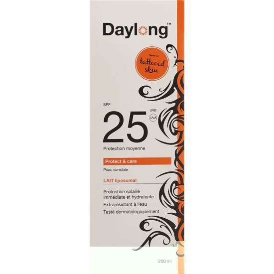 Daylong Tattoo Lotion Black Tattoo SPF 25 tube 200ml buy online