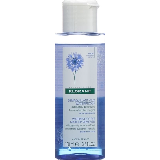 Klorane Bleuet Eye make-up remover Waterproof 100ml buy online