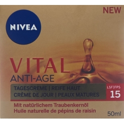 Nivea Vital Anti-Age Tagescr Lfs15 Traubenke 50ml