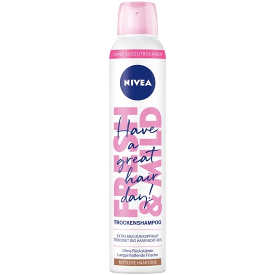 Nivea Fresh&mild Trockenshamp Bruenett Mitt 200ml buy online
