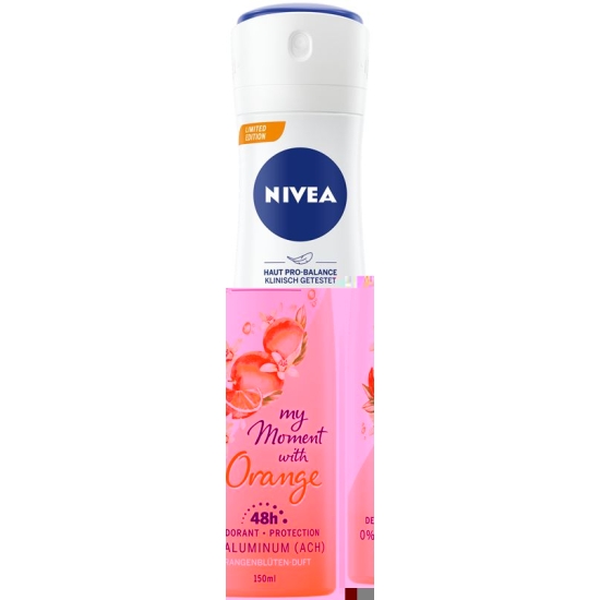 Nivea Deo My Moment With Orange Female Spray 150ml buy online