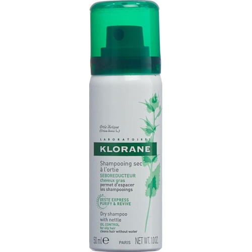 Klorane stinging nettle mini dry shampoo 50ml buy online