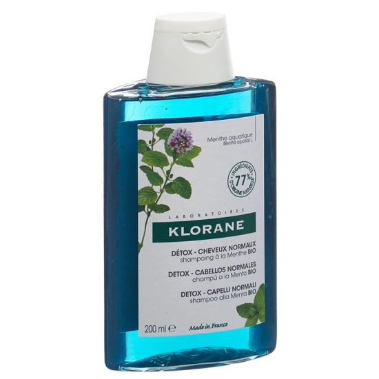 Klorane Watermint Organic Shampoo Bottle 200ml buy online