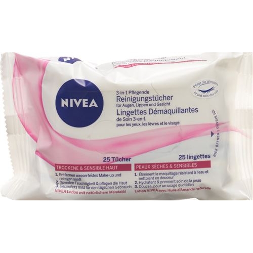 Nivea Pflegende Reinigungstücher 25 Stück buy online