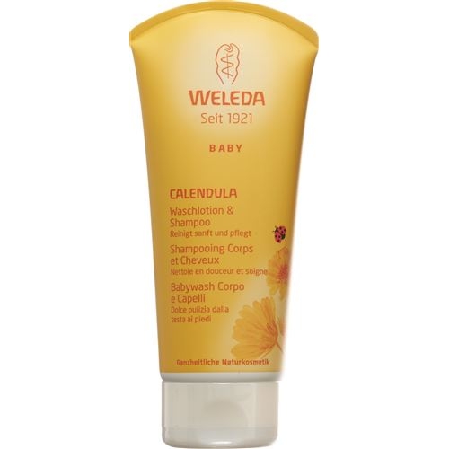 Weleda Baby Calendula Waschlotion & Shampoo 200ml buy online