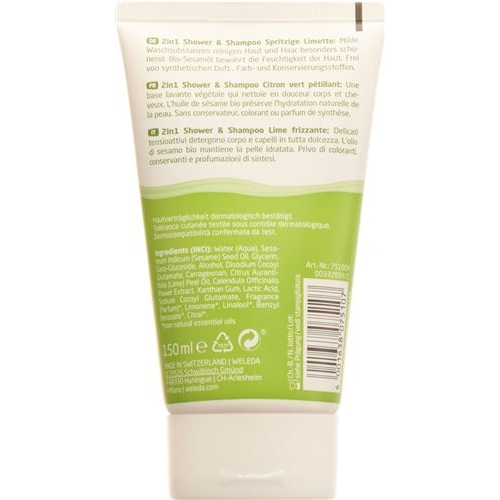 Weleda Kids 2in1 Shower&Shampoo Spritzige Limette150 Ml buy online