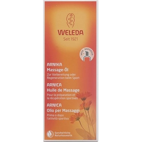 Weleda Arnika Massage-Oel Glasflasche 100ml buy online