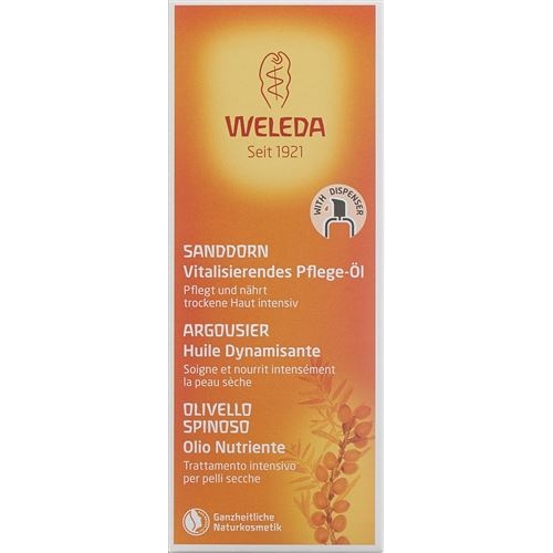 Weleda Sanddorn Vitalisierendes Pflege-Öl Glasflasche 100ml buy online