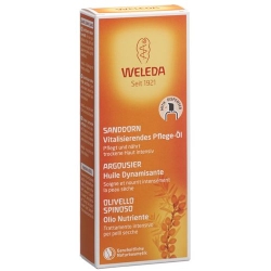 Weleda Sanddorn Vitalisierendes Pflege-Öl Glasflasche 100ml