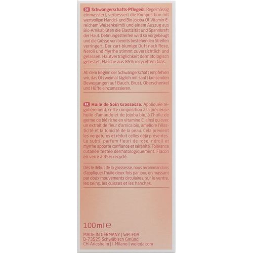 Weleda Schwangerschafts-Pflegeöl Glasflasche 100ml buy online