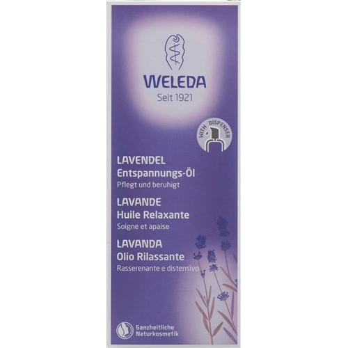 Weleda Lavender Relaxation Oil Glass Bottle 100ml buy online