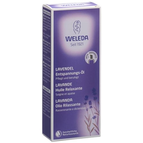 Weleda Lavender Relaxation Oil Glass Bottle 100ml buy online