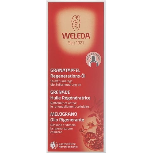 Weleda Granatapfel Regenerations-Öl Glasflasche 100ml buy online