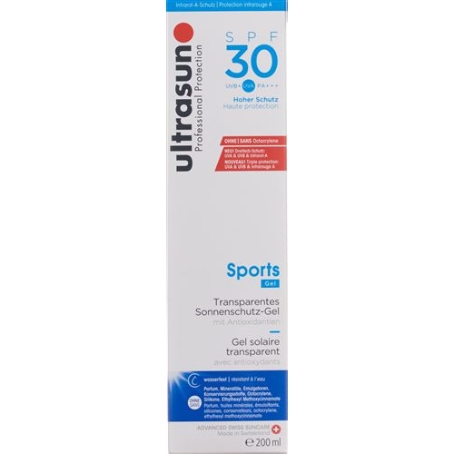 Ultrasun Sport Gel SPF 30 bottle 200ml buy online